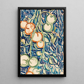 Christian Rohlfs - Herabhngender Zweig mit roten und grnen Tomaten.webp