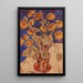 Calceolaria - Christian Rohlfs — framed artwork on a wall