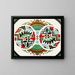 Formes de bijoux appliqués pour la surface Pl 19 - Christian Stoll — framed artwork on a wall