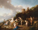 Paisaje pastoral con Diana y sus ninfas - Christian Wilhelm Ernst Dietrich — vista de la obra