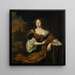 Christina Backer - Michiel Van Musscher — cuadro enmarcado en la pared