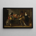 Escena de género en una taberna - Christoffel Jacobsz van der Laemen — cuadro enmarcado en la pared