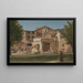 Una sección de la Via Sacra Roma L'église des Saints Côme et Damien - Christoffer Wilhelm Eckersberg — cuadro enmarcado en la pared