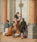 Devoción a la Puerta Santa de la Basílica de San Pedro - Christoffer Wilhelm Eckersberg — vista de la obra