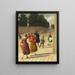 Una tormenta - Christoffer Wilhelm Eckersberg — cuadro enmarcado en la pared