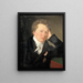 L' abogado y estadista Anders Sandersted - Christoffer Wilhelm Eckersberg — cuadro enmarcado en la pared