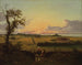 Paisaje con un paso, la isla de Mn - Christoffer Wilhelm Eckersberg — vista de la obra