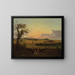 Paisaje con un paso, la isla de Mn - Christoffer Wilhelm Eckersberg — cuadro enmarcado en la pared