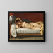 Modelo acostado - Christoffer Wilhelm Eckersberg — cuadro enmarcado en la pared