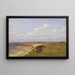 Tuileries de Renbjrg cerca del fiordo de Flensburg - Christoffer Wilhelm Eckersberg — cuadro enmarcado en la pared