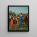 D La joven chica de lejos D según el poema de Schiller - Christoffer Wilhelm Eckersberg — cuadro enmarcado en la pared