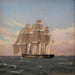 La corvette Najaden sous voiles - Christoffer Wilhelm Eckersberg — vista de la obra