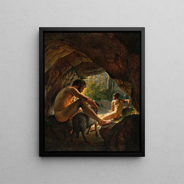 Christoffer Wilhelm Eckersberg - Ulysses Fleeing the Cave of Polyphemus.webp