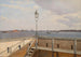 View from the Trekroner battery with Copenhagen in the distance - Christoffer Wilhelm Eckersberg — artwork view