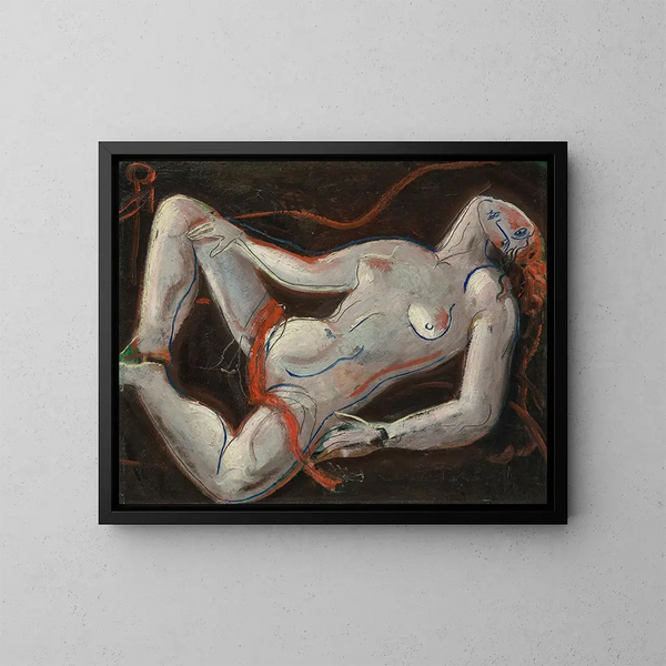 Nu - Christopher Wood — cuadro enmarcado en la pared