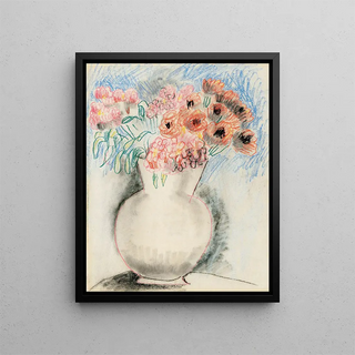Christopher Wood - Pink Flowers in a Vase.webp