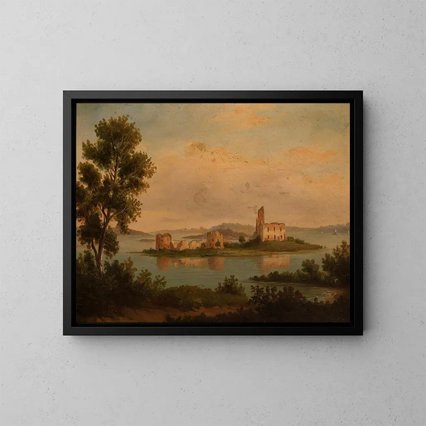 Château de Trakai - Chrystian Breslauer — framed artwork on a wall