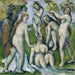 Cinco bañistas - Paul Cézanne — vista de la obra
