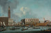 El Bucentaure regresando al Môle el día de la Ascensión - Círculo de Bernardo Canal — vista de la obra