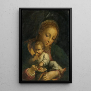 Circle Of Correggio - Madonna And Child.webp