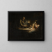 an interior scene with the Holy Family at the table - Circle of Jean-Honoré Fragonard — framed artwork on a wall