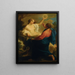 Verdad y misericordia - Círculo de Pompeo Batoni — cuadro enmarcado en la pared