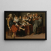 Compañía musical en un interior - Círculo de Willem Pietersz Buytewech — cuadro enmarcado en la pared