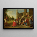 L'adoration des mages - Cercle de Bartholomeus Breenbergh — cuadro enmarcado en la pared