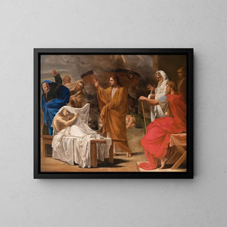 Circle of Eustache Le Sueur - The Christ raising the son of the widow of Naim from the dead.webp