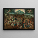 La mesa de Cébès - Círculo de Hendrik Goltzius — cuadro enmarcado en la pared