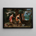 Diane y sus náyades rodeadas de los despojos de la caza - Círculo de Jan Brueghel el Joven — cuadro enmarcado en la pared