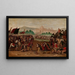 Abigail presents gifts to David - Circle of Juan de la Corte — framed artwork on a wall