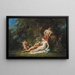 The Lovers' Meeting - Narciso Díaz de la Peña Circle — framed artwork on a wall