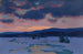 Crepúsculo de invierno, Bahía St Paul - Clarence Alphonse Gagnon — vista de la obra