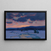 Crepúsculo de invierno, Bahía St Paul - Clarence Alphonse Gagnon — cuadro enmarcado en la pared