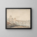 Pont Molle, Roma - Claude-Joseph Vernet — cuadro enmarcado en la pared