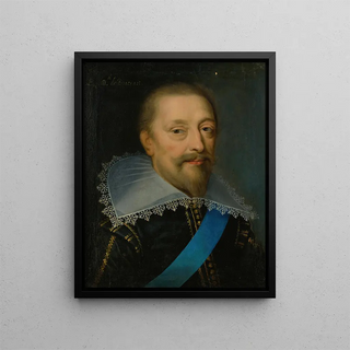 Claude Druet - Portrait Of A Man With Blue Sash.webp