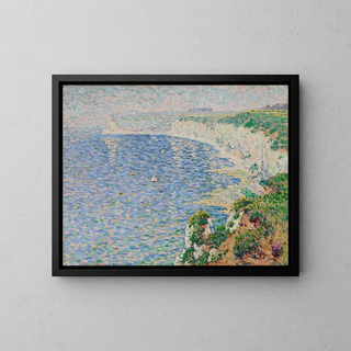 Claude Emile Schuffenecker - A View of the Cliffs at Etretat.webp