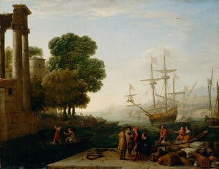 Claude Lorrain - A Seaport at Sunset.webp