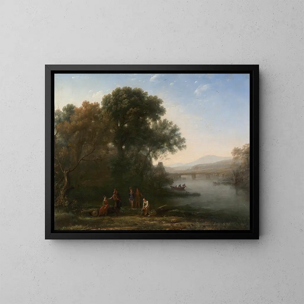 Le Ford - Claude Lorrain — cuadro enmarcado en la pared