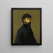 Autorretrato - Claudi Lorenzale — cuadro enmarcado en la pared