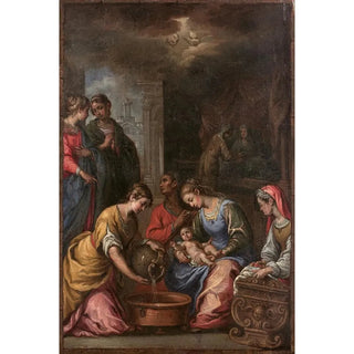 Claudio Ridolfi - La Naissance de la Vierge.webp