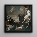 Clorinda salva a Olindo y Sophronia - Mattia Preti — cuadro enmarcado en la pared