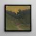 Corner of a Park - udovt ordk — framed artwork on a wall
