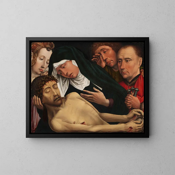 La Lamentación del Cristo - Colijn de Coter — cuadro enmarcado en la pared