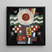 Colección de cifras, dibujos y letras vistos por mí al comienzo de la guerra en Berlín, de carácter militar - Marsden Hartley — presentación mural de la obra