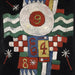 Colección de cifras, dibujos y letras vistos por mí al comienzo de la guerra en Berlín, de carácter militar - Marsden Hartley — presentado en un interior