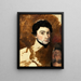 Self-portrait - Colonel William Light — framed artwork on a wall