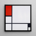 Reproducción del cuadro Composición No I con Rojo y Negro - Piet Mondrian