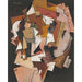 Reproducción del cuadro Composición en papel de periódico - Georges Valmier